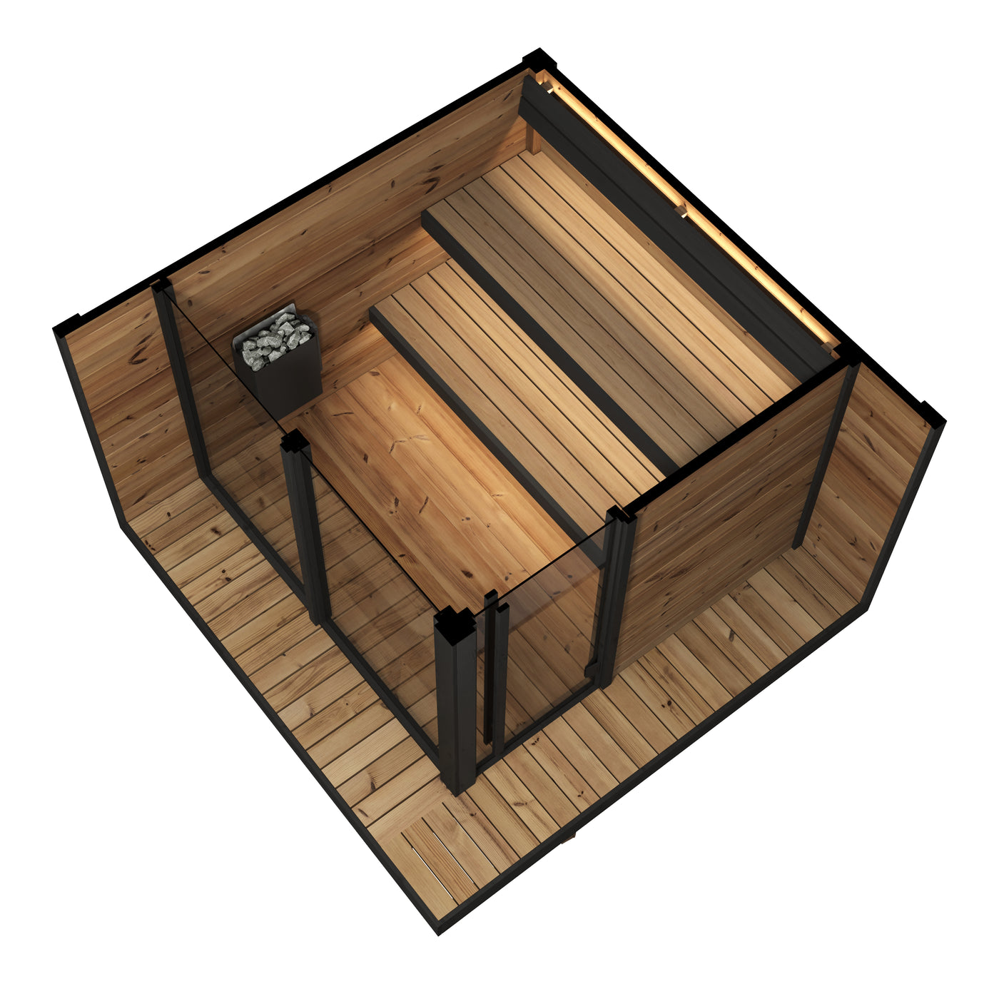 Saunahaus Arin L 2200 x 1800 x 2200 mm