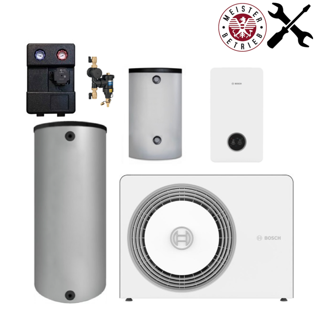BOSCH Wärmepumpenpaket 5 kW mit Montage und Inbetriebnahme von unserem Installateurmeister