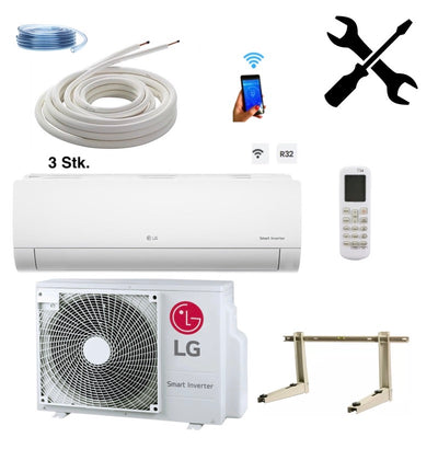 Klimaanlage mit Installation und Montage - LG Klimapaket mit 3 Innengeräte