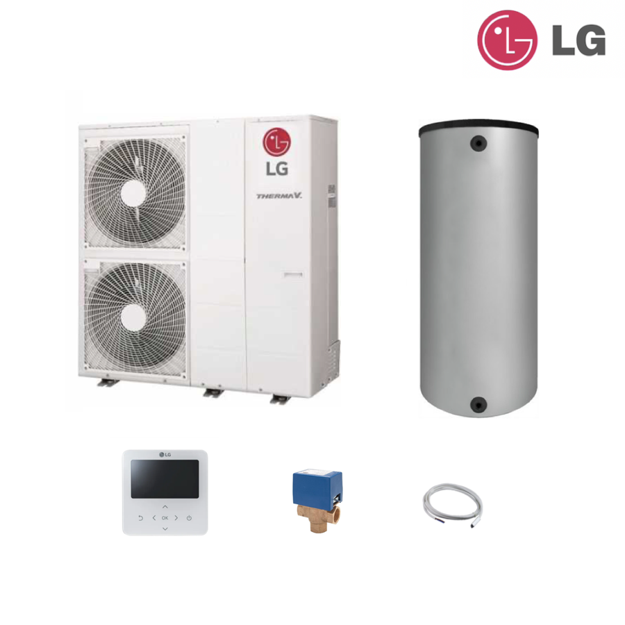 LG Wärmepumpenpaket Monoblock 12 kW mit Warmwasserbereitung