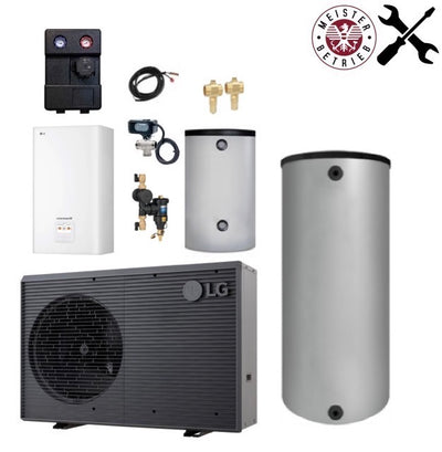 LG Wärmepumpenpaket 9 kW R290 mit Montage und Inbetriebnahme von unserem Installateurmeister