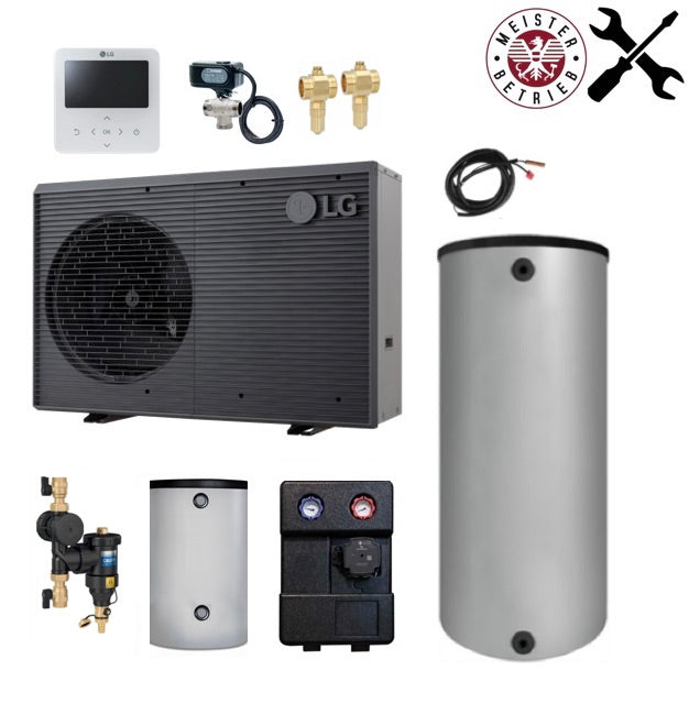 LG Wärmepumpenpaket 16 kW mit Montage und Inbetriebnahme von unserem Installateurmeister