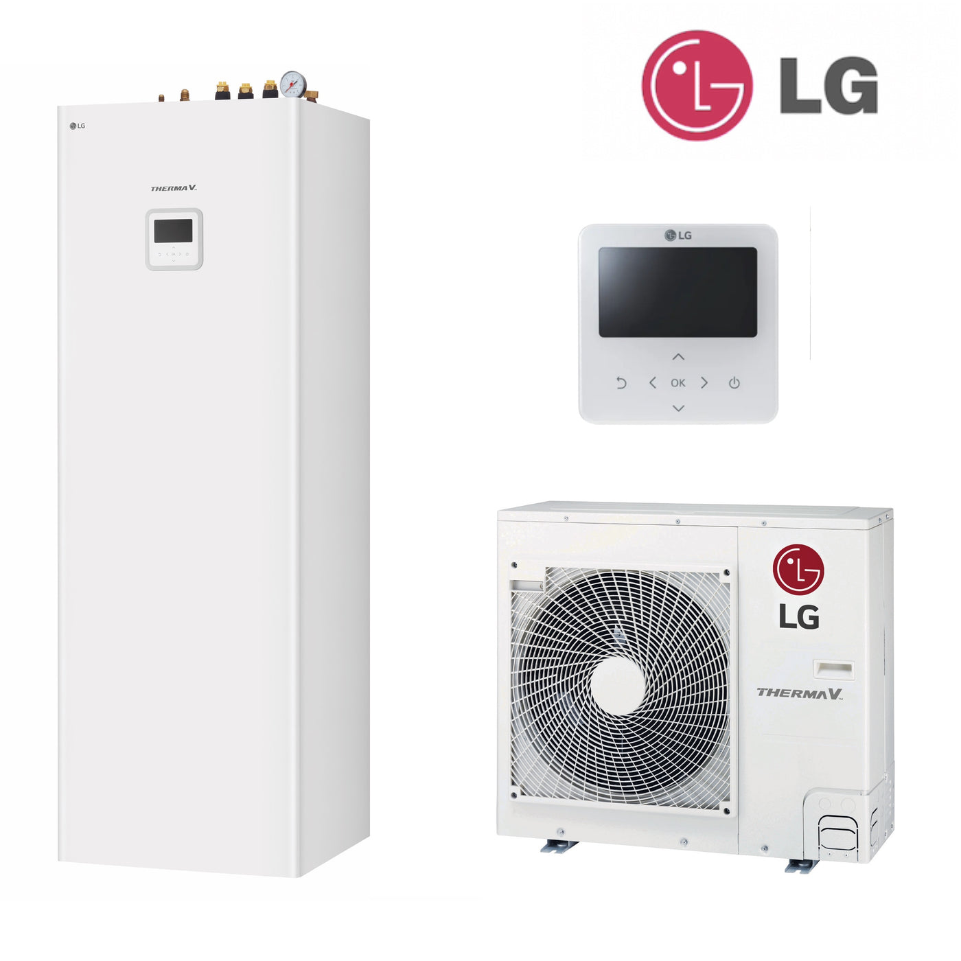 LG Wärmepumpenpaket inkl. Warmwasserbereitung 5,5 kW