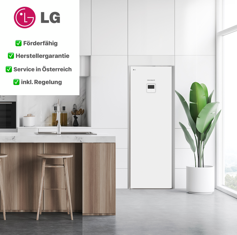 LG Wärmepumpenpaket inkl. Warmwasserbereitung 5,5 kW